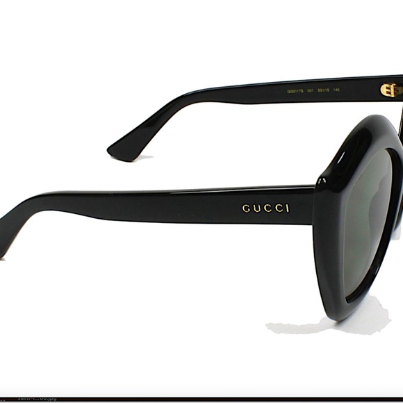GUCCI Cat Eye Sunglasses GG0117S 53 in black main image 7